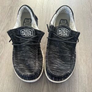 Hey Dude Kids Charcoal Sneakers
